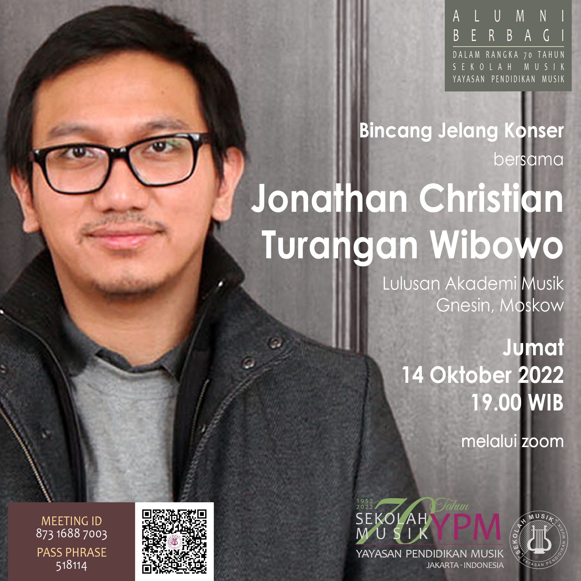 Jonathan C. T. Wibowo - Bincang Menjelang Konser